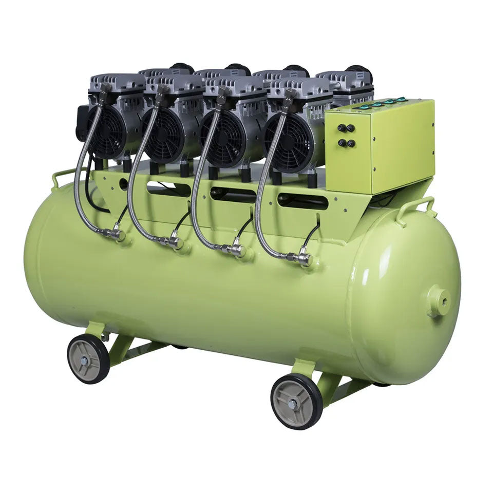 Dental Equipment Oilless Oil Free Air Compressor Supply Six Dental Unit For Clinic 120L