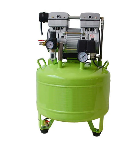 Dental Noiseless Oil Free 40L Supply 2 Dental Chair Unit Air Compressor