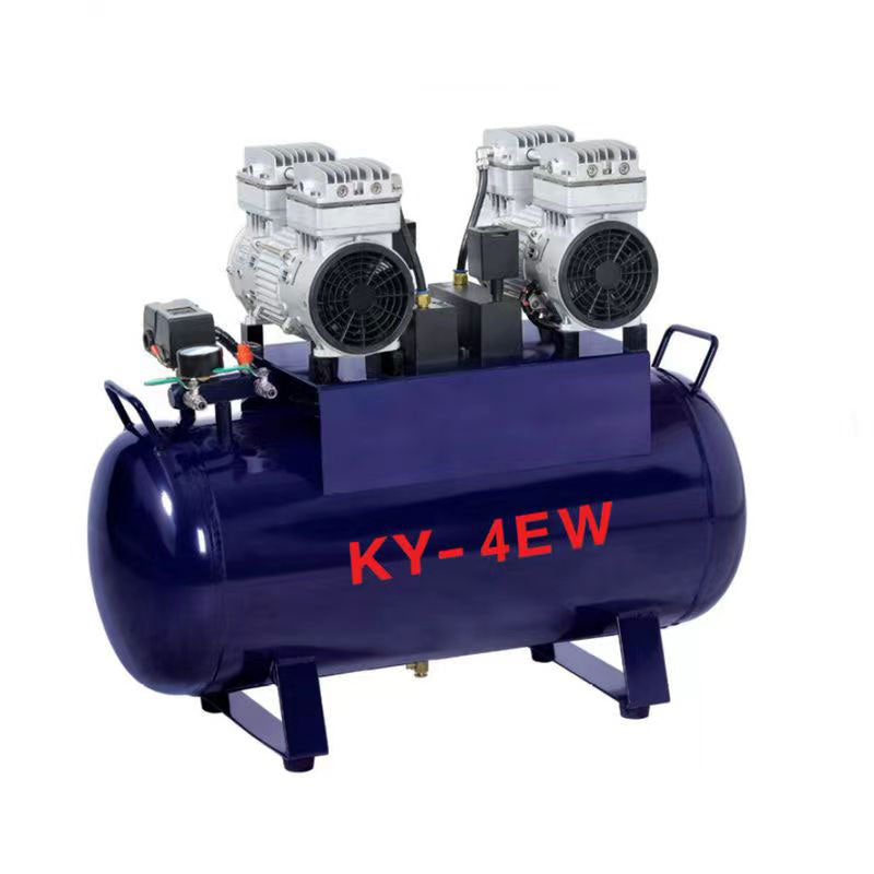 Dental Equipment Noiseless Oil Free Supply Four Dental Chair Unit Air Compressor Air Pump