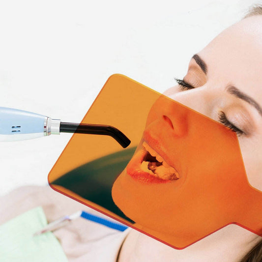 Dental Light Cure Shield Orange Curing Light Blocking Board For Protecting Eyes